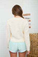 Load image into Gallery viewer, Ivory Cherry Cardigan
