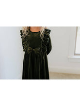 Load image into Gallery viewer, Moss Velvet Dress - Kids
