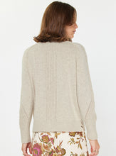 Load image into Gallery viewer, Oatmeal Cashmere Turtleneck Sweater
