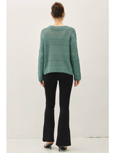 Load image into Gallery viewer, Jade Crochet Sweater
