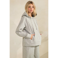 Load image into Gallery viewer, Grey Mini Dot Hoodie
