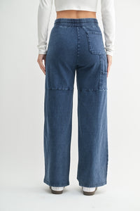 Denim Utility Pants