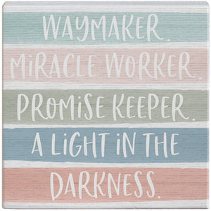 Waymaker Gift-A-Block Sign