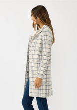 Load image into Gallery viewer, Ivory Plaid Cardigan
