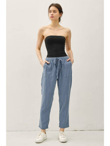 Slate Blue Tencel Pants