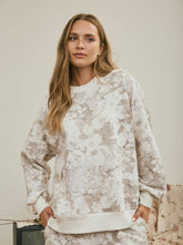 Load image into Gallery viewer, Grey Abstract Floral Sweatshirt
