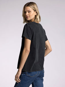 Black Washed Asher Tee