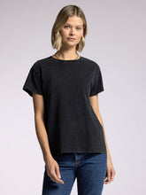 Load image into Gallery viewer, Black Washed Asher Tee

