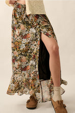 Load image into Gallery viewer, Promesa Smocked Floral Button Skirt
