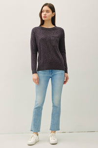 Charcoal Slub Sweater