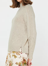 Load image into Gallery viewer, Oatmeal Cashmere Turtleneck Sweater
