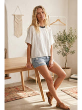 Load image into Gallery viewer, B+W Knit Polka Dot Top
