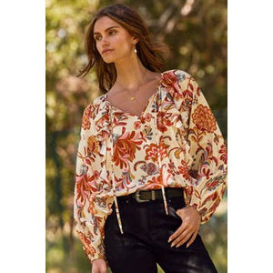 Ivory Boho Blouse