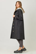 Load image into Gallery viewer, Charcoal Hoodie Jacket

