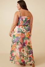 Load image into Gallery viewer, Vivid Floral Asymmetric Dress - Plus
