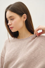 Load image into Gallery viewer, Blush Raw Hem Sweater
