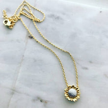 Load image into Gallery viewer, Sunflower Charm Necklace
