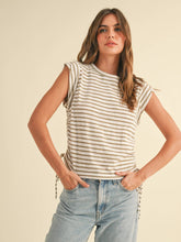 Load image into Gallery viewer, Tan Drawstring Tank
