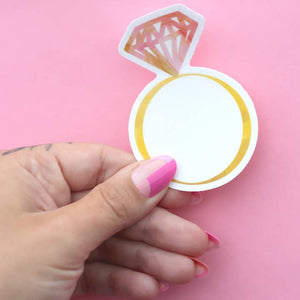 Engagement Ring Decal