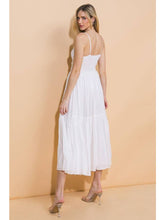Load image into Gallery viewer, White Surplice Dress
