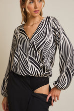 Load image into Gallery viewer, B+W Abstract Bodysuit
