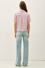 Load image into Gallery viewer, Be Cool Fuschia Ditzy Print Floral Top
