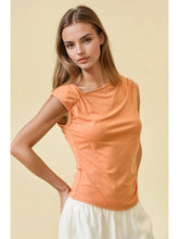Load image into Gallery viewer, Cantaloupe Cap Sleeve Top
