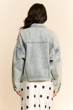 Load image into Gallery viewer, Mesh Boxy Denim Jacket
