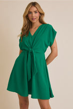 Load image into Gallery viewer, Kelly Green Tie Dress

