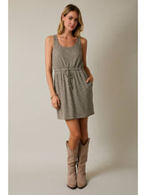 Load image into Gallery viewer, Heather Olive Tank Dress
