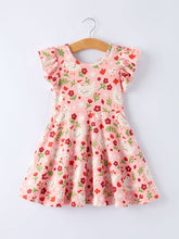 Load image into Gallery viewer, Pink Floral Chicken Dress - Kids
