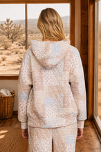Load image into Gallery viewer, Khaki Patchwork Quilted Hoodie
