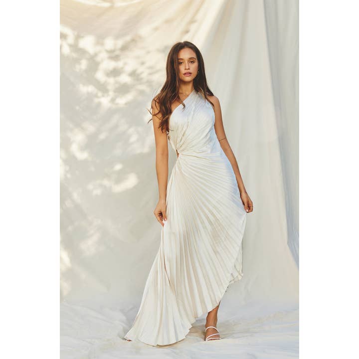 Olympia Pearl Asymmetric Dress