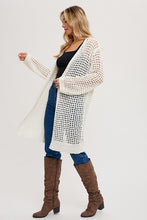 Load image into Gallery viewer, Ivory Open Knit Cardigan
