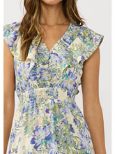 Load image into Gallery viewer, Lovestitch Lilac + Green Tiered Layered Dress
