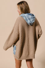 Load image into Gallery viewer, Grey Denim Check Cardigan
