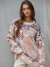Load image into Gallery viewer, Pink Leopard Print Sweater
