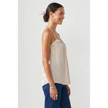 Load image into Gallery viewer, Naked Zebra Papyrus Ring Halter Top
