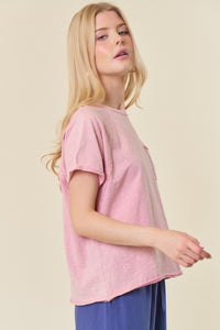 Blush Washed Tee