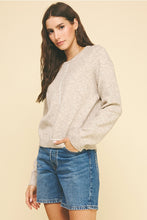 Load image into Gallery viewer, Oatmeal Stitch Detail Sweater

