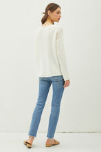Load image into Gallery viewer, Ivory Waffle Sweater

