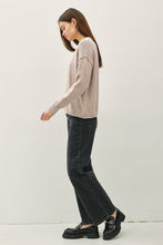 Load image into Gallery viewer, Dark Blush Cotton Sweater
