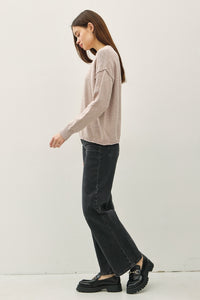 Dark Blush Cotton Sweater