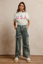 Load image into Gallery viewer, Tied Bow Denim
