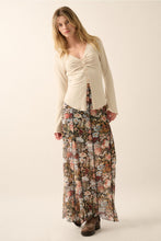 Load image into Gallery viewer, Floral Inverted Seam Skirt

