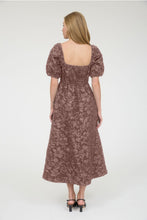 Load image into Gallery viewer, Mauve Floral Midi Dress
