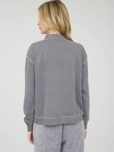 Load image into Gallery viewer, Washed Charcoal Cardigan
