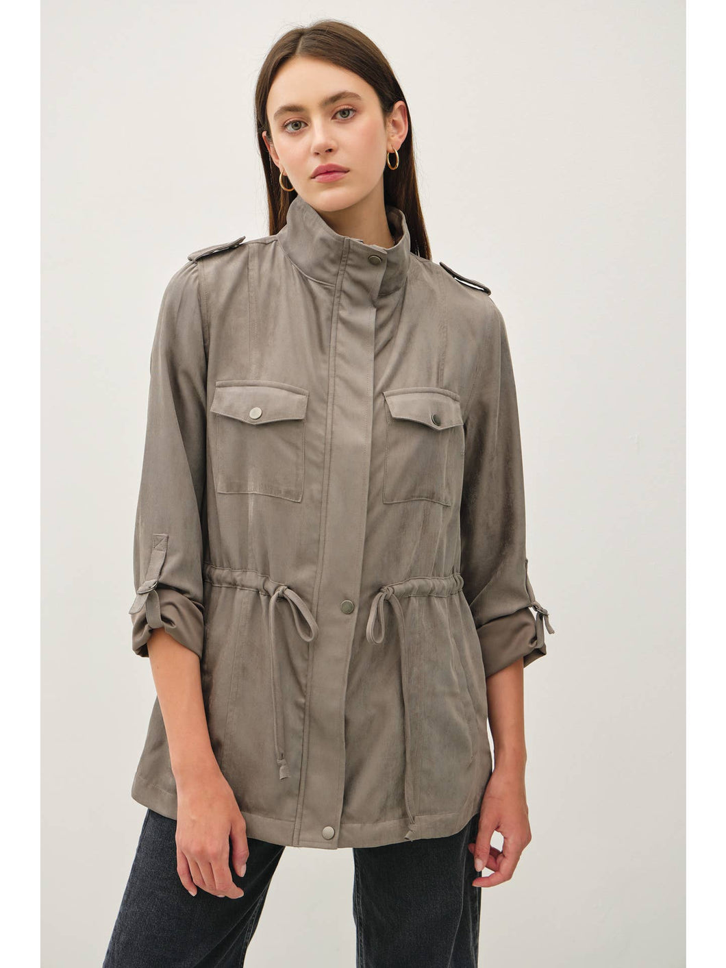 Fog Grey Utility Jacket