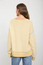 Load image into Gallery viewer, Yellow Stripe Sweater
