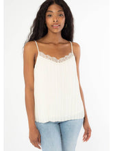 Load image into Gallery viewer, Lovestitch Ivory Pleated Cami
